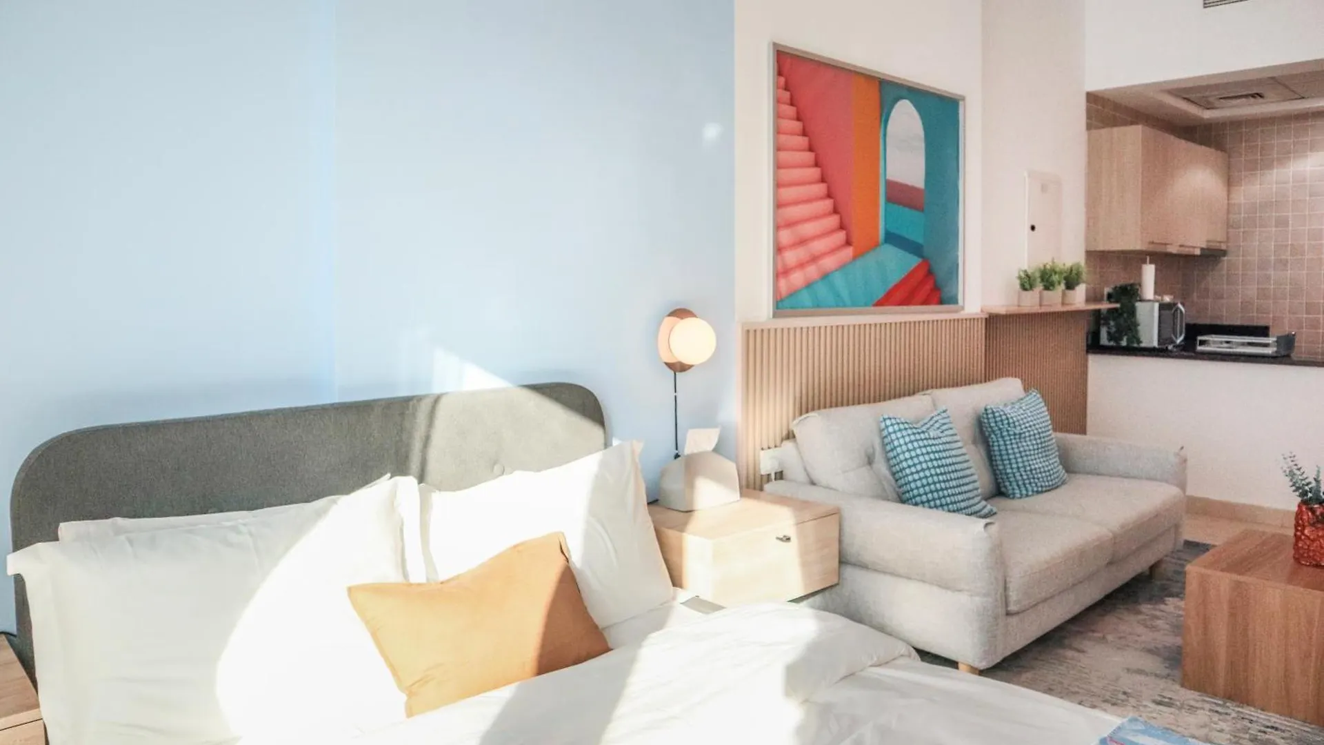 아파트 Cozy Golfside Studio 아부다비